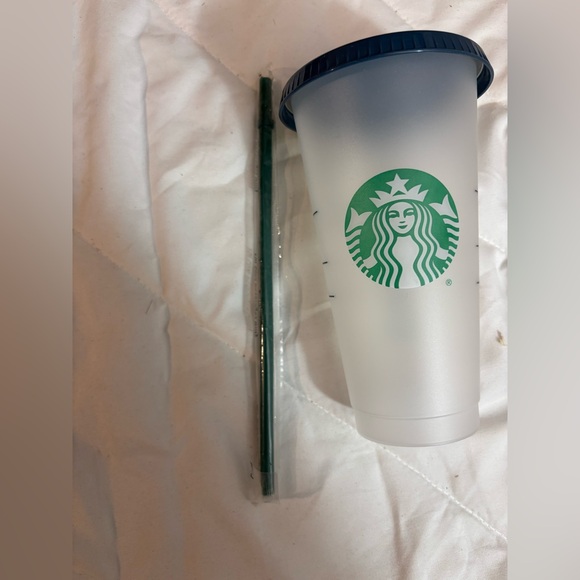 Starbucks Other - Brand New Starbucks Summer 2020 Reusable Cup 24 oz w/Green Straw